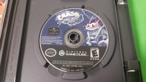 Crash Bandicoot The Wrath Of Cortex Gamecube Portada Custom (Usado)