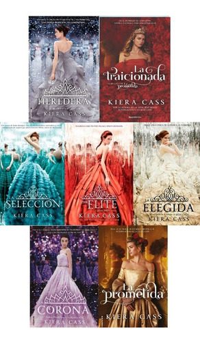 Saga, La Selección+ Sirena + Prometida, Kiera Cass -7 Libros