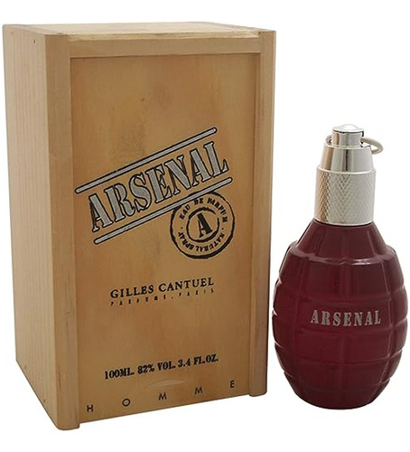 Gilles Cantuel Arsenal Dark Red Eau De Toilette Spray For Me