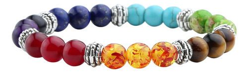 Pulsera De 7 Chakras Jovivi Reiki, Piedras Preciosas Natural