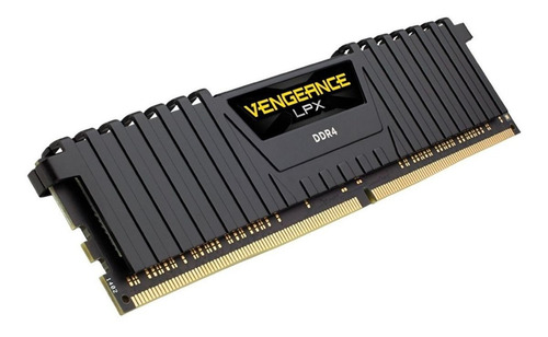 Imagen 3 de 4 de Memoria RAM Vengeance LPX gamer color negro 16GB 2 Corsair CMK16GX4M2B3200C16