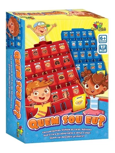 Jogo Quem Sou Eu ? Brinquedos educativos menino menina Jogos didáticos  infantil Jogos de tabuleiro Brinquedo criança 5 anos Presente