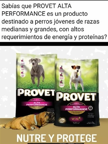 Provet Alta Performance Adulto X 20kg + 2kg Gratis E.t.pais