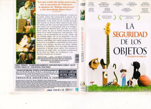 La Seguridad De Los Objetos (2001) - Dvd Original - Mcbmi