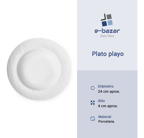 Set X 23 Combo Vajilla Porcelana C/ Dips Germer Dunas