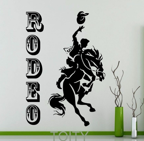 Vinilo Decorativo Rodeo Poster  