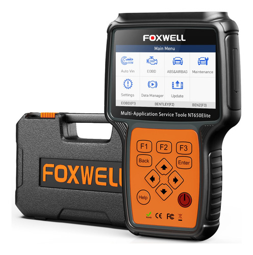 Escáner Automotriz Foxwell Nt650 Elite Throttle Body 2024