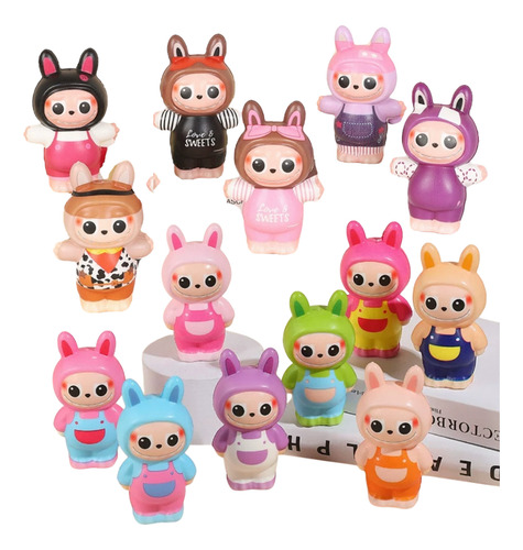 Squishy Labubu Juguete Kawaii Antiestrés X1 Aleatorio