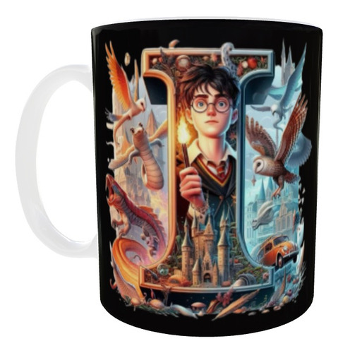 Taza Harry Potter ( Letra Inicial I )