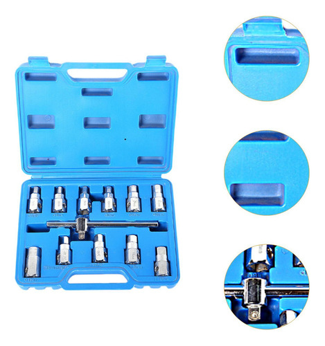 . Juego De 12 Dados Con Punta Estriada, Kit De Reparación,