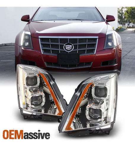 Faros Led Cromado Cadillac Cts Performance 2014 2.0l