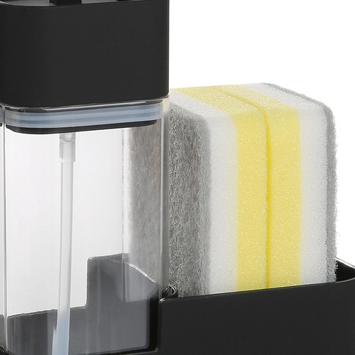 Dispensador De Jabón Para Cocina Con Soporte Para Esponja,