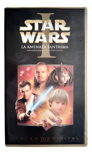 Star Wars La Amenaza Fantasma Película En Formato Vhs (Usado)