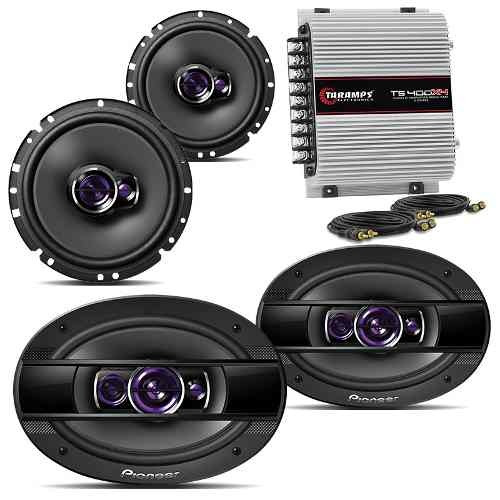 Kit Ts 400x4 + 2 Falante 6 Polegadas + 2 Falante 6x9 Pioneer