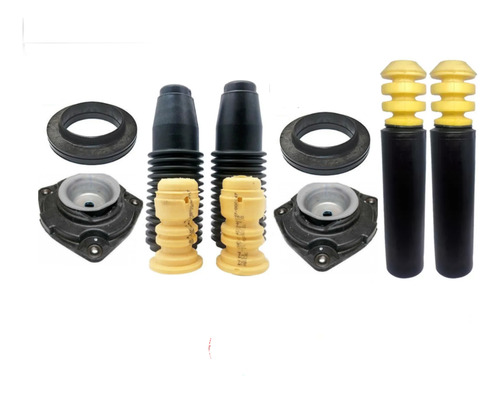 Kit Coxim Rolamento Amortecedor Dianteiro + Traseiro Sentra