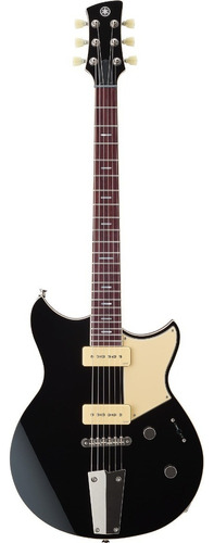 Guitarra elétrica Yamaha Revstar Standard RSS02T chambered de  mogno black poliuretano brilhante com diapasão de pau-rosa