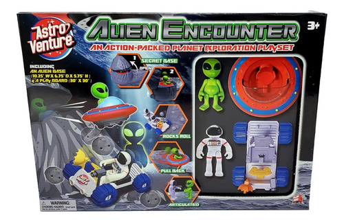 Encuentro Alienigena Playset Astro Venture Con 3 Figuras