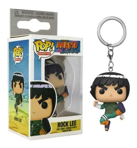 Llavero Funko Rock Lee Naruto Anime Saga Animación Pop!