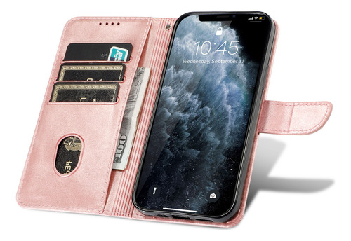 Funda De Piel Tipo Libro Para Vivo S1 Pro/y9s/y15s Con Función Atril Magnética