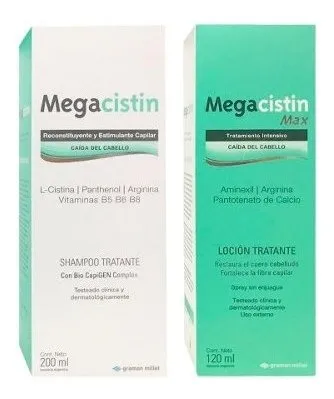 comprar Megacistin Shampoo Y Locion Anticaida Fortalecedor X 200 Ml