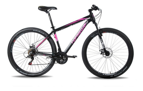 Imagen 1 de 5 de Mountain bike TopMega Regal R29 M 21v frenos de disco mecánico cambios Shimano Tourney color violeta