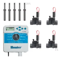 Comprar Kit De Riego Automático Hunter Xcore4 Con Electroválvula Pgv100 Y Boquilla Psu-04 15a - Control Preciso Para Hasta 4 Zonas Ideal Para Jardines Áreas Verdes Fácil Instalación Y Programación Eficiente