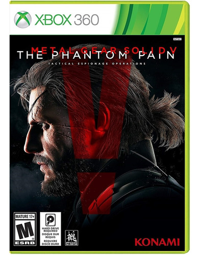 Metal Gear Solid V The Phantom Pain Day One Edition Xbox 360