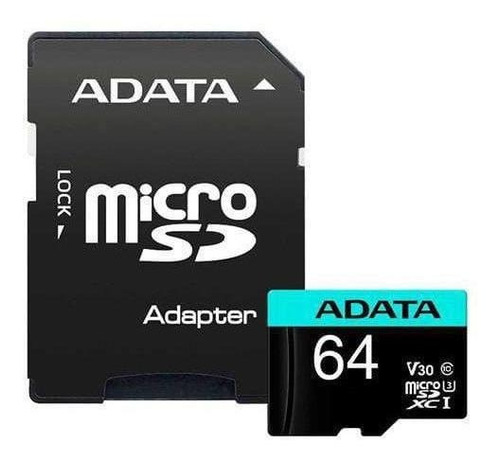 Cartão De Memória Adata Microsdxc Premier Pro 64gb C10