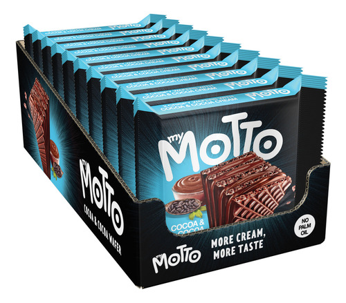 Galletas My Motto Cocoa Y Cocoa 34 G X 10 Un