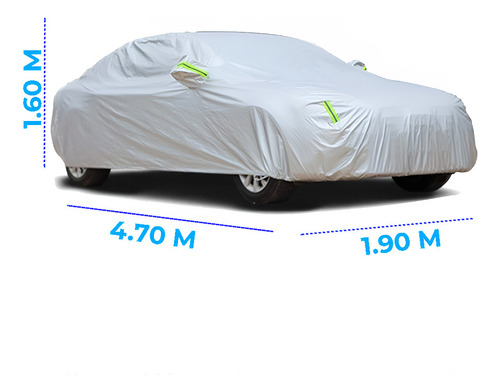 Funda Cubierta Impermeable Protector Auto Camioneta 4.7m Ele-Gate