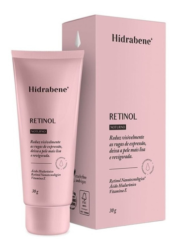 Retinol Com Ácido Hialurônico Tratamento Para Rugas Noturno