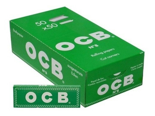 Pack 5 Papelillos Ocb Verde 70mm Expert Combustión Media