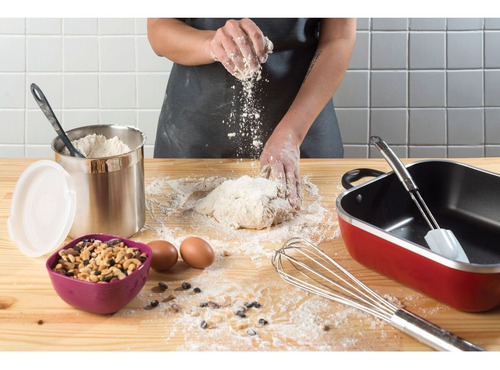 Pote Tramontina Cucina Aço Inox Para Mantimentos 14cm 2,3l Cor Branco