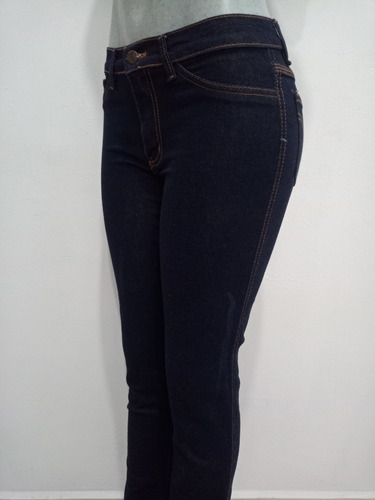 Imagen 6 de 8 de Jeans Tres Costuras Azul Oscuro Dama Y Caballero