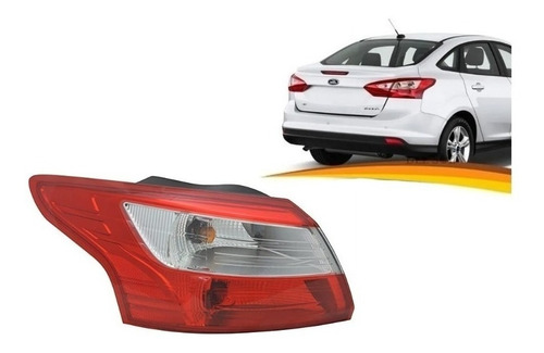 Farol Exterior Ford Focus 2012 2014 Sedan