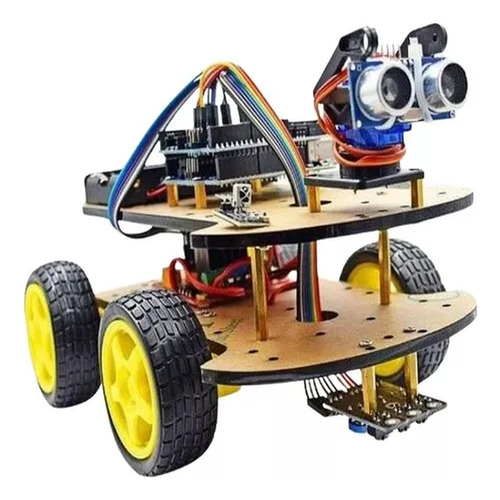 Kit Chasis Completo Auto 4wd / Robot Arduino Compatible