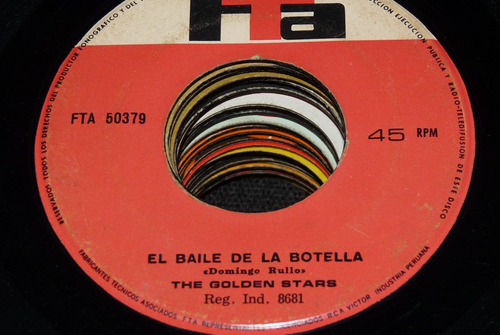 Jch- The Golden Stars El Baile De La Botella 45 Rpm Vinilo