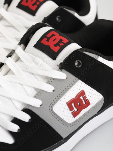 Imagen 8 de 8 de Tenis Dc Shoes Pure Black White Grey Skate Hombre