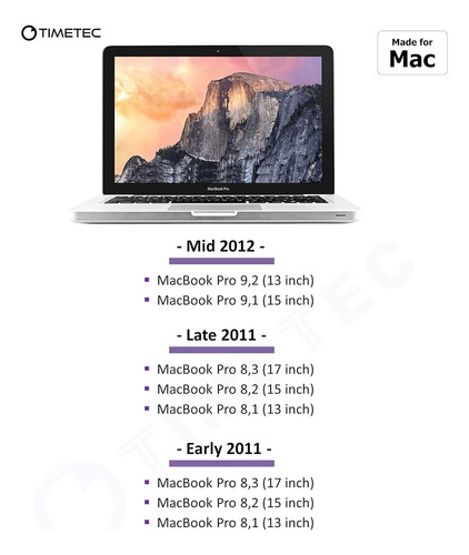 Memoria Ram Timetec 8gb, Apple Ddr3l 1600mhz Pc3l-12800