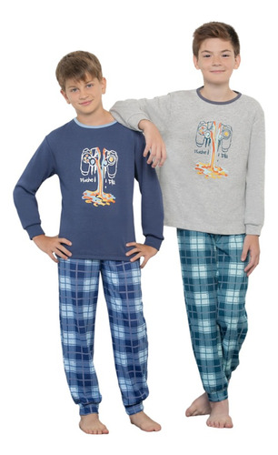 Pijama Nene Escocés/estampa T4 A 16 Piache Piache Piu 611