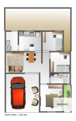 Imagem 29 de 29 de Casa Verde E Amarela Em Marechal C/ Energia Solar E Área De Lazer! - 815