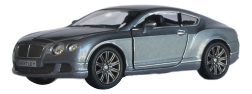 Bentley Continental Gt Speed 2012 Kinsmart Cinza 1:38