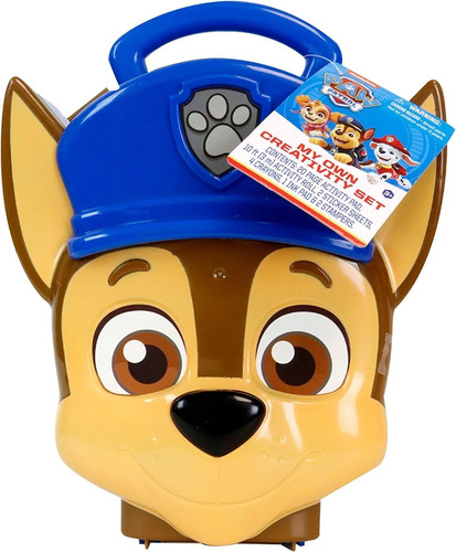 Paw Patrol Chase Maletin Creativo + 11 Accesorios Tara Toys 