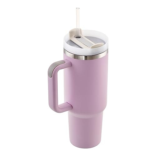 Everglitter 40oz Tumble Con Lid Y Straw,stainless Ds3w8