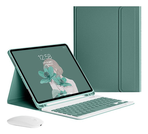 Funda Con Teclado Y Mouse Para iPad 9/8/7 10.2 Pulgada Z