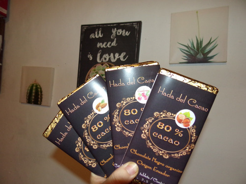 Imagen 6 de 7 de Pack X 10 Chocolate 80% Cacao Stevia Diet C Frutos Vs X 1 Kg