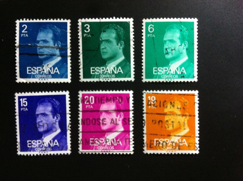 6 Timbres Postales Estampillas España 1976 + Regalo