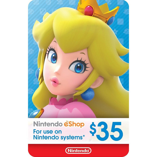 Tarjeta Nintendo Eshop 35 Usd Original Entrega Inmediata