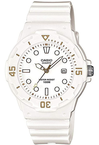 Reloj Casio Lrw200h 7e2v Sports 100m Aro Biselado Loc Centro Color de la malla Blanco Color del bisel Blanco Color del fondo Blanco