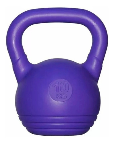 Imagen 1 de 2 de Pesa Rusa 10 Kg Pvc Mancuerna Crossfit Df Somos Fabricantes